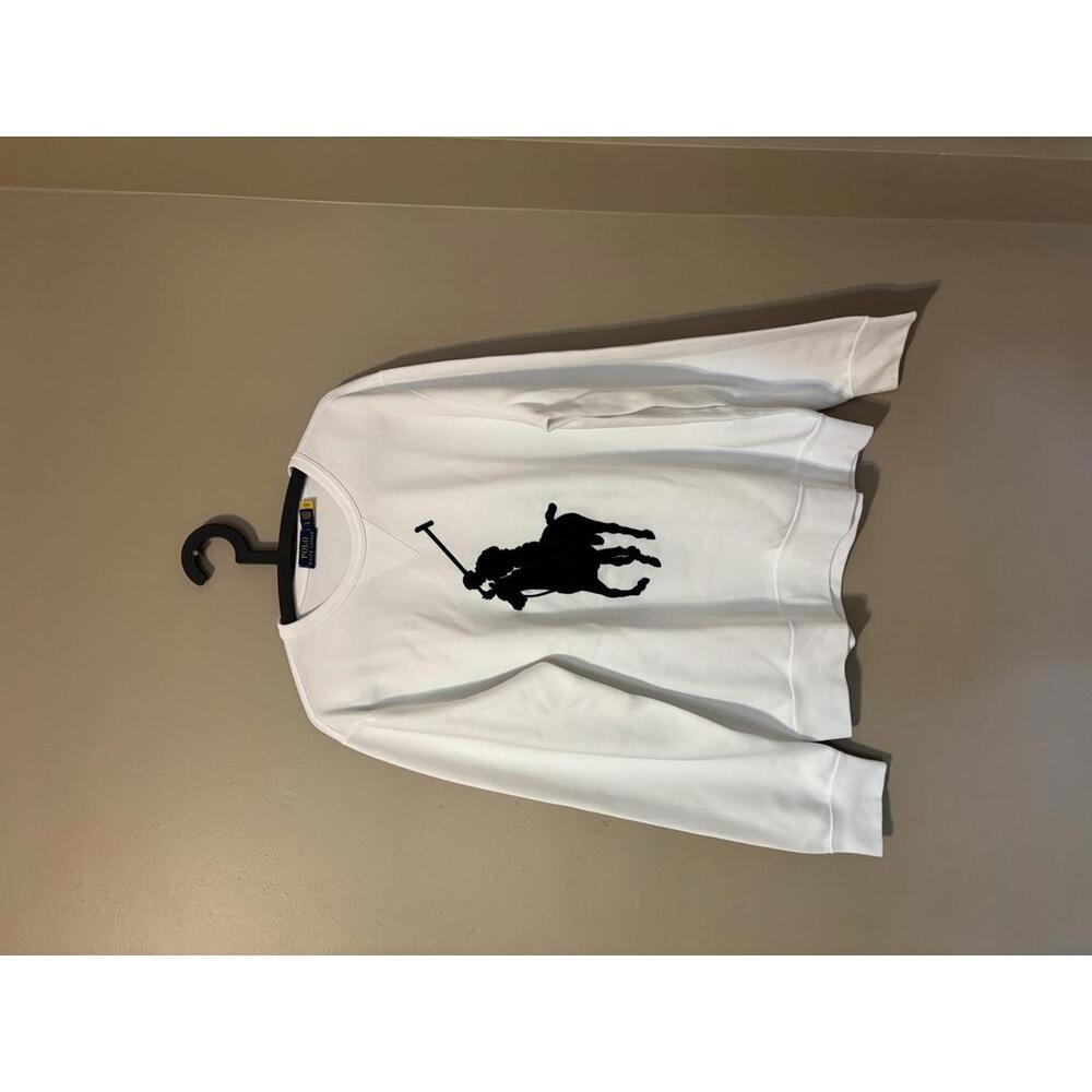 Polo Ralph Lauren Men's Double-Knit Big Pony Crew Neck Sweatshirt